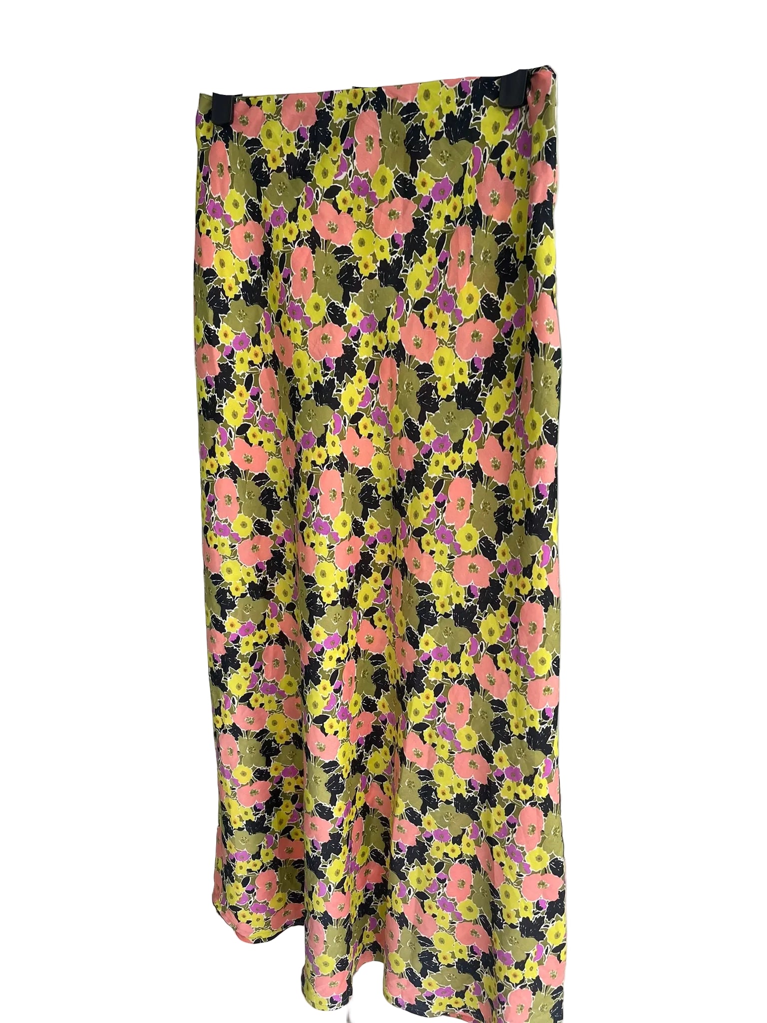Jupe longue imprimé floral pop coloré
