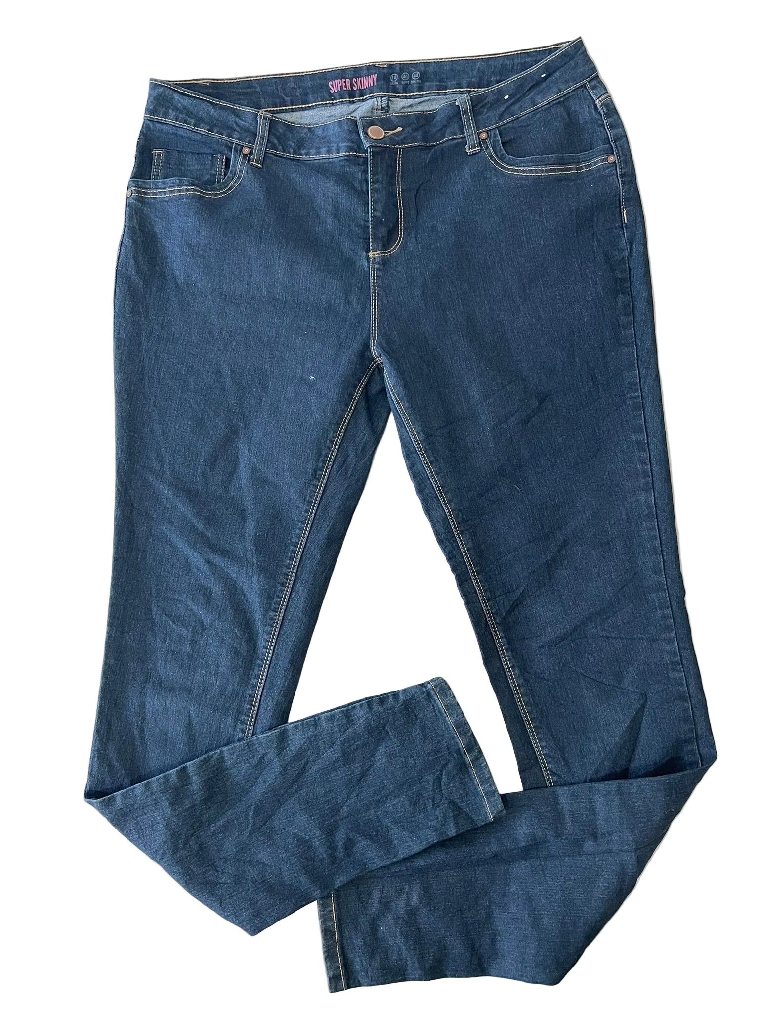 Jean super skinny bleu brut Super Skinny femme