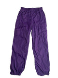 Pantalon cargo violet nylon enfant