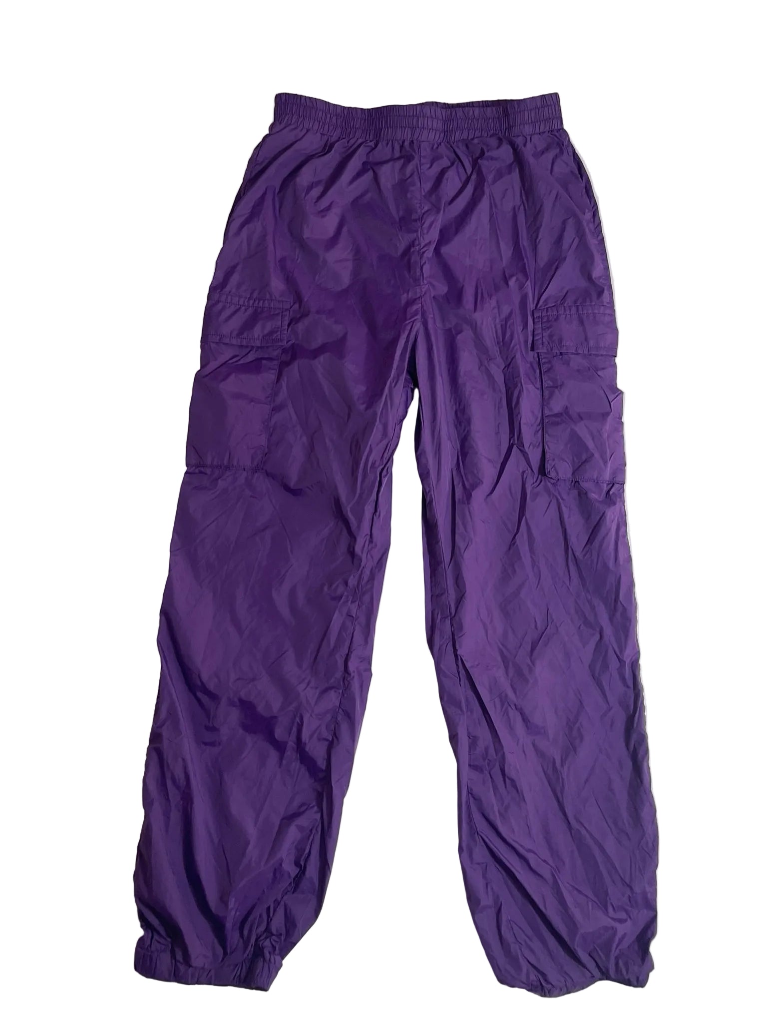 Pantalon cargo violet nylon enfant