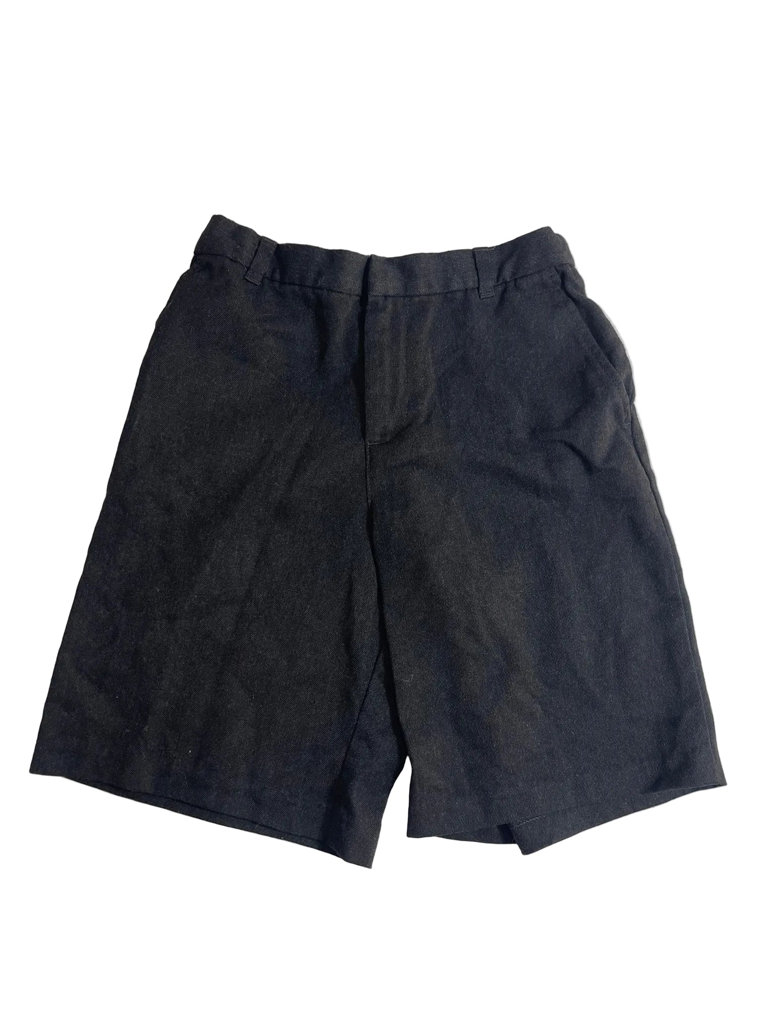 Short chino noir denim enfant