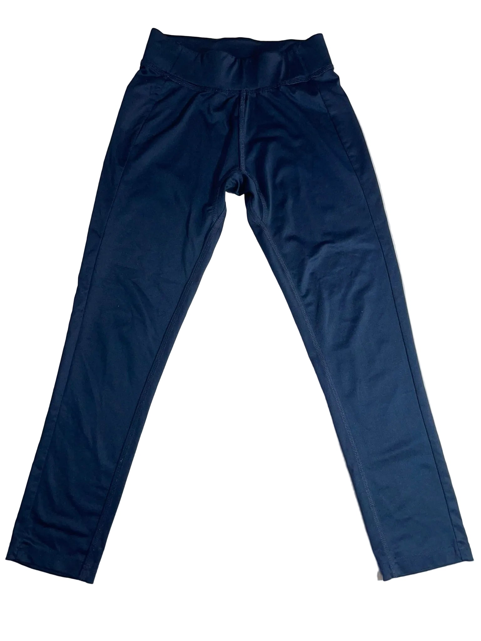 Legging sport bleu marine brillant fille
