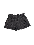 Short fluide noir pois blancs enfant