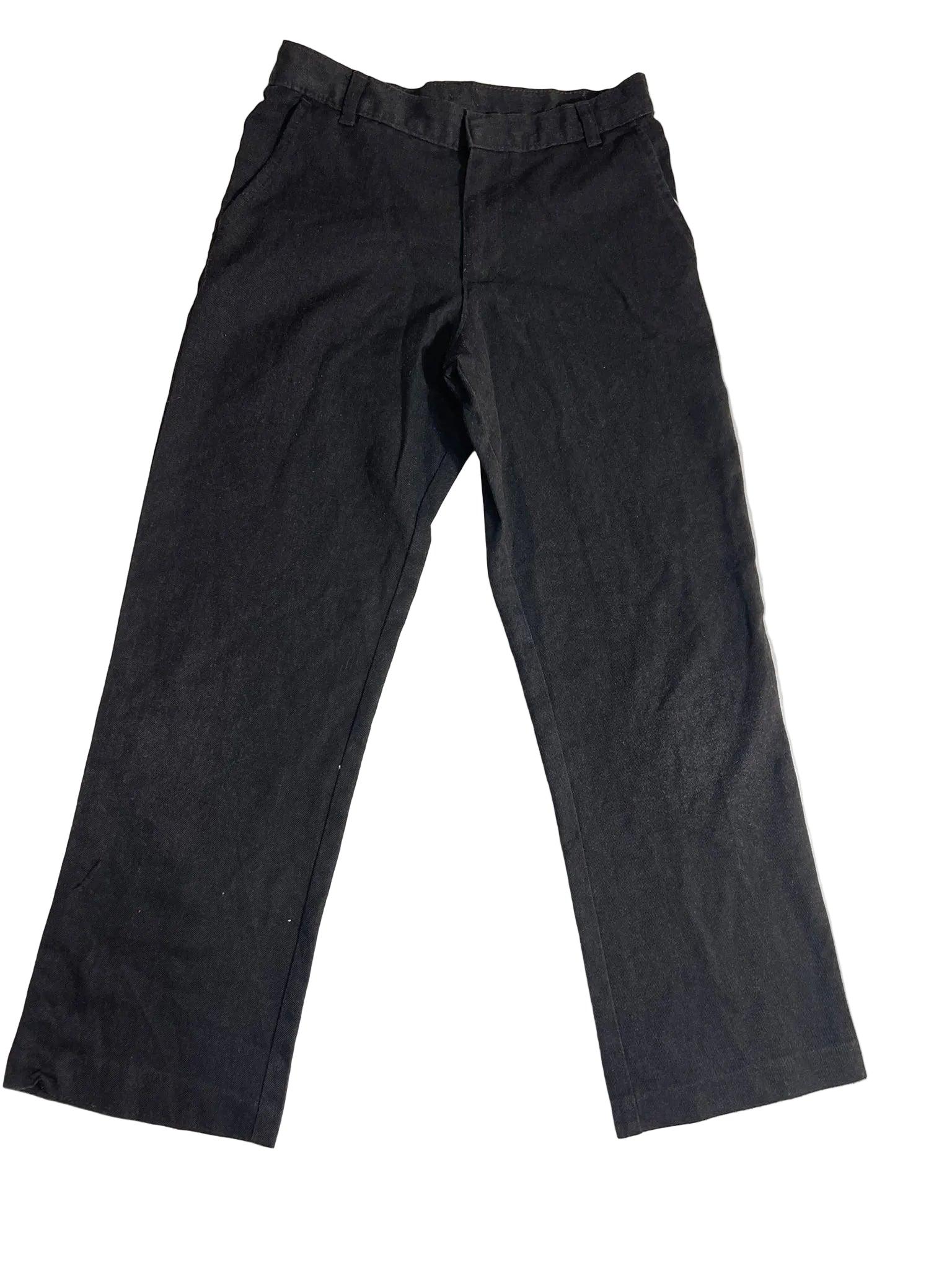 Pantalon droit gris anthracite denim enfant