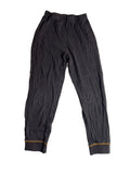 Pantalon de détente noir bandes dorées enfant