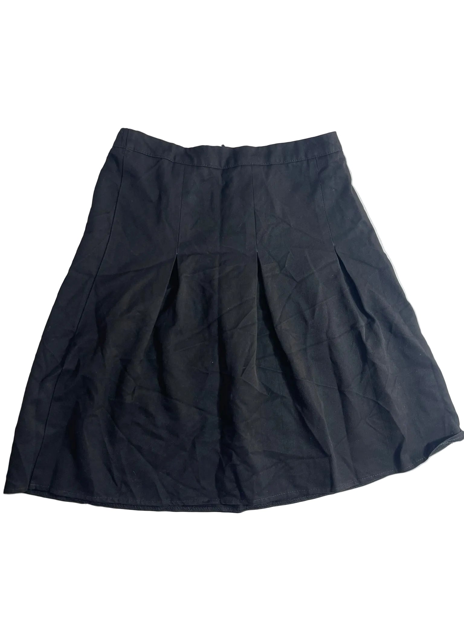 Jupe plissée noire denim enfant