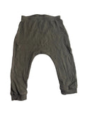 Legging gris kaki côtelé bébé