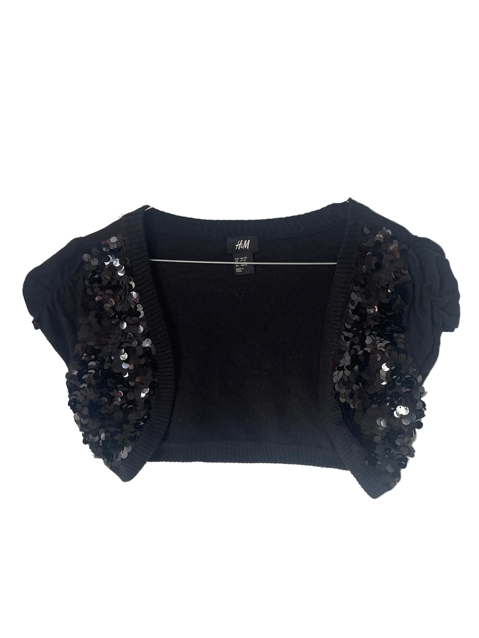 Boléro à sequins H&M – Noir