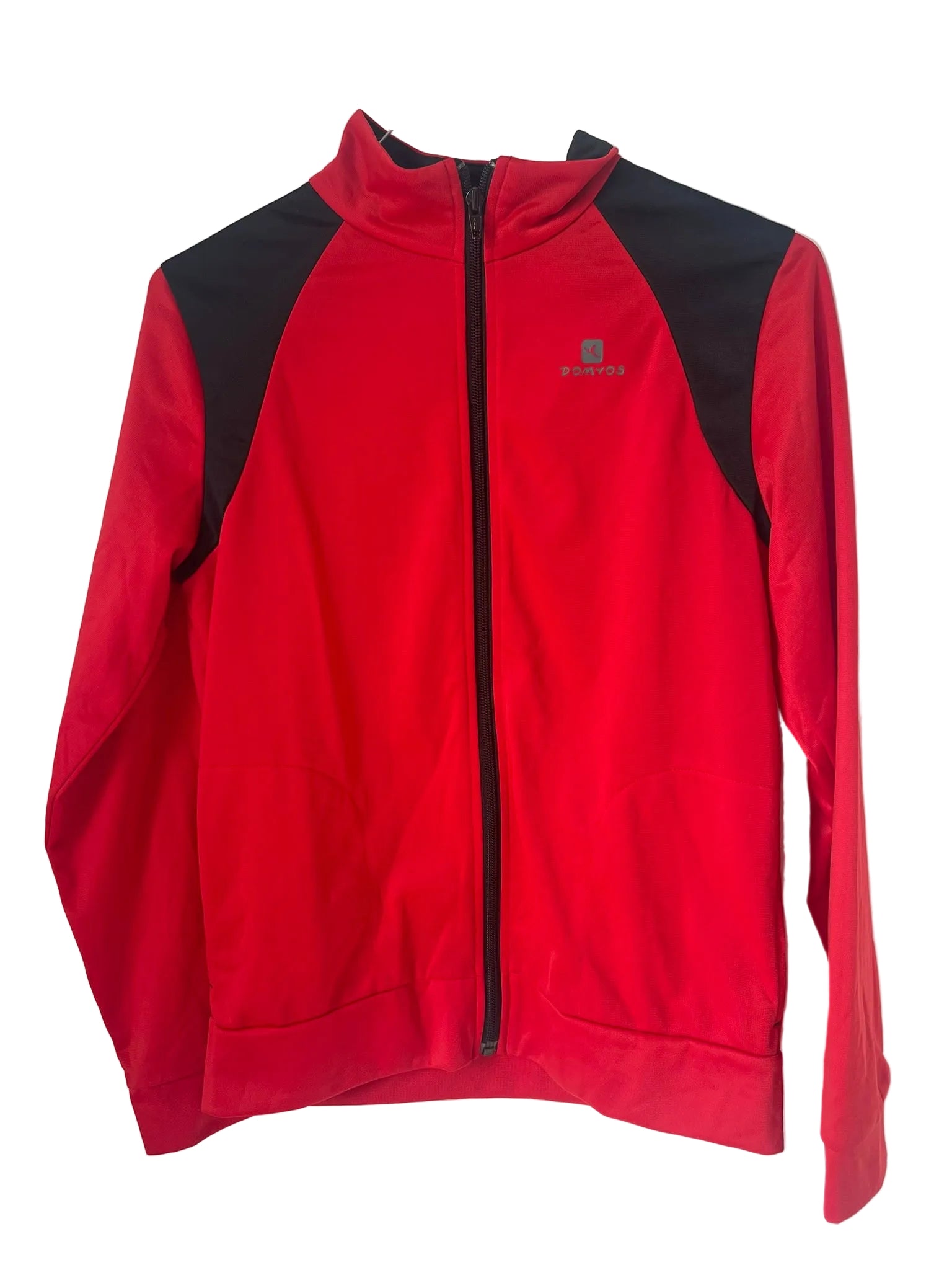 Veste de sport zippée Domyos – Rouge & Noir