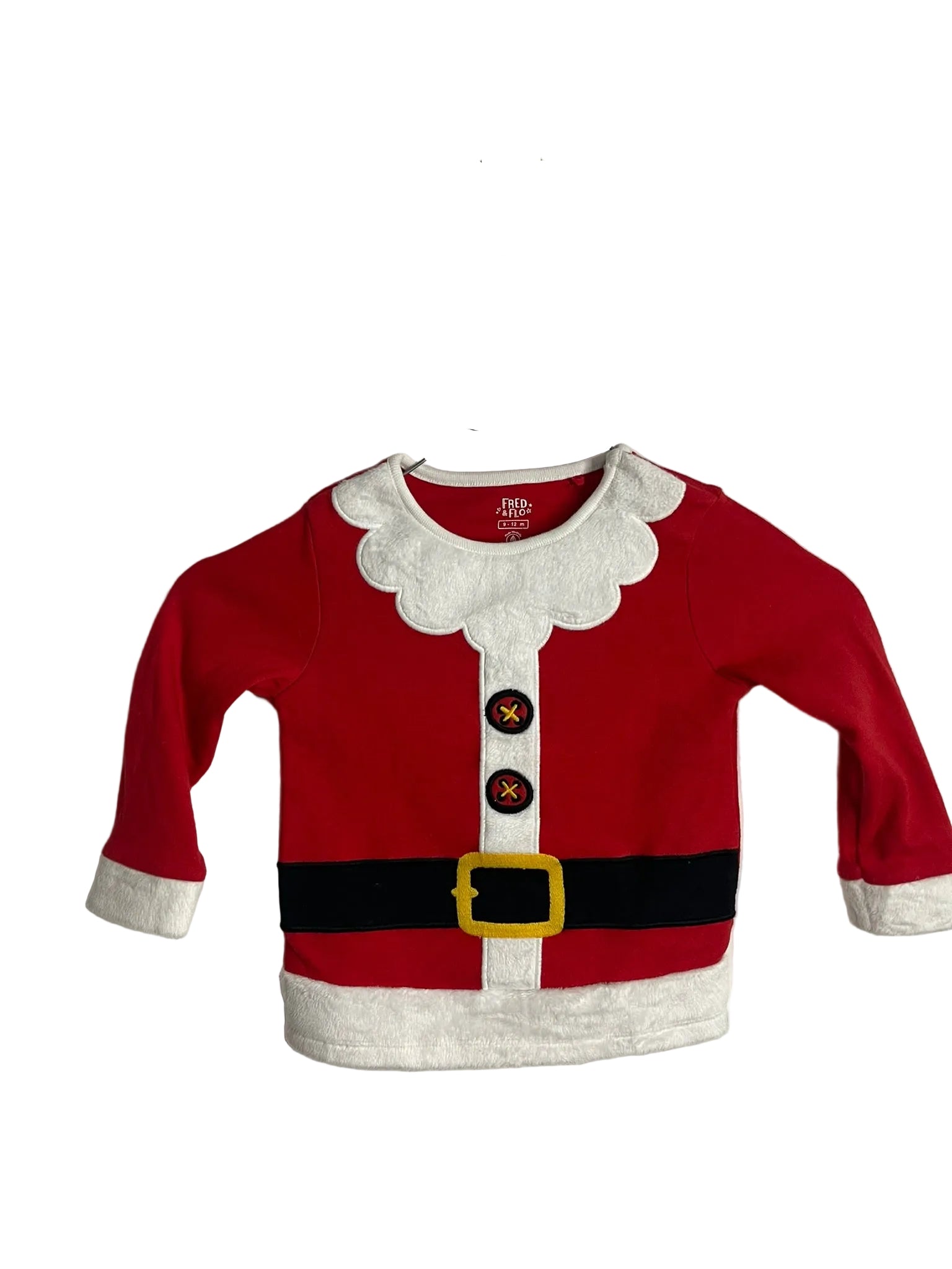 Haut de Noël bébé Père Noël – Fred & Flo Rouge