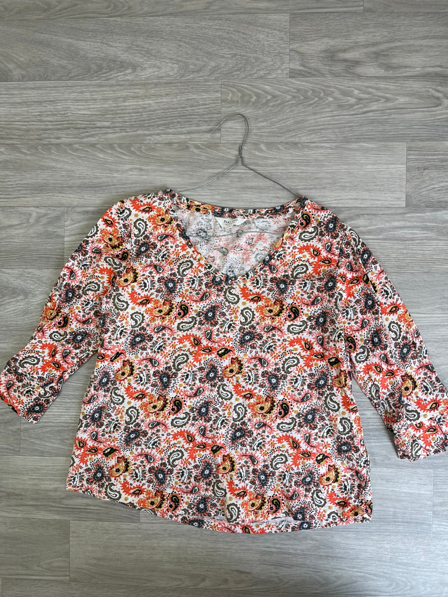 Blouse fleurie paisley corail - Part Two  taille L