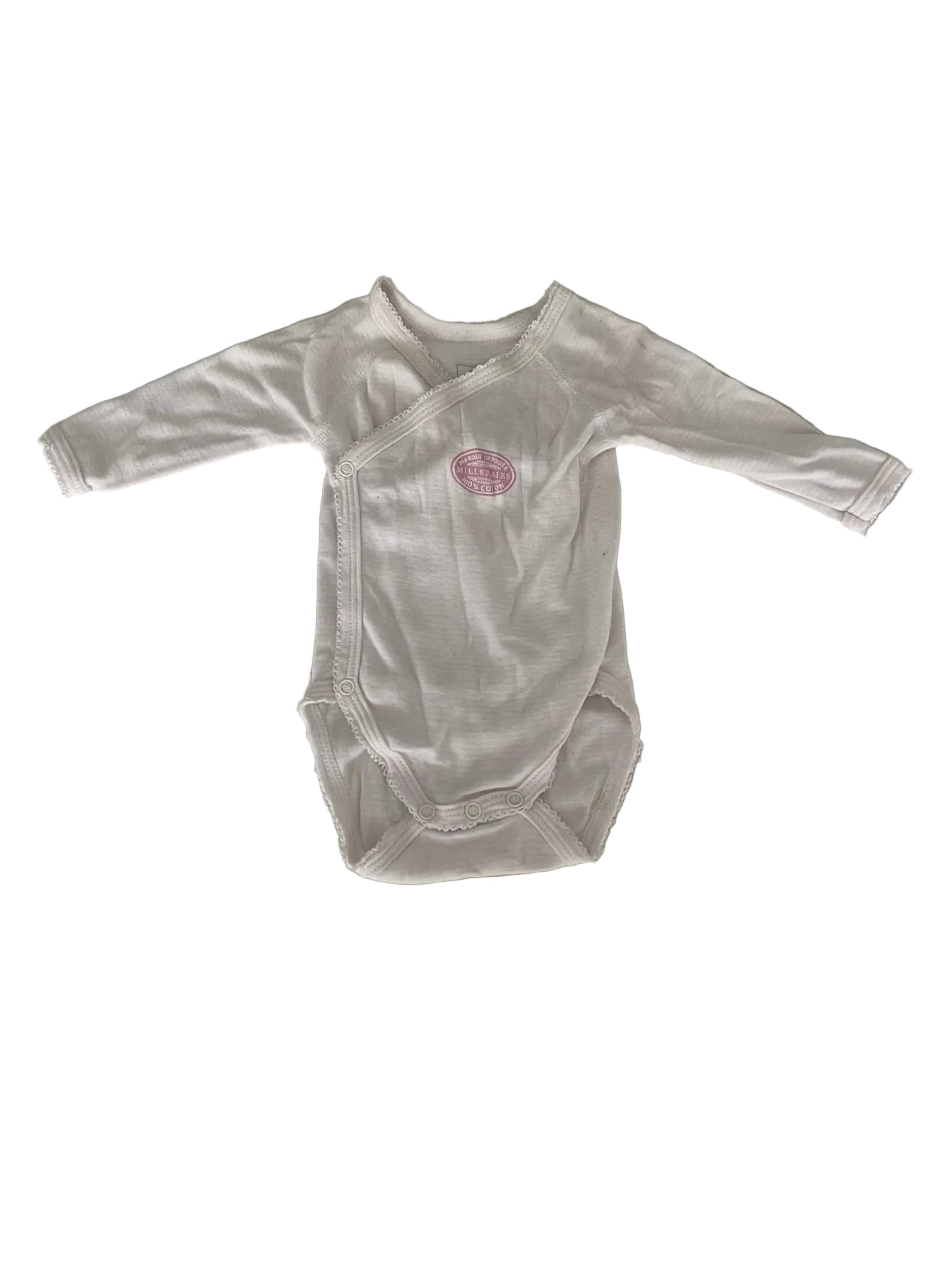 Body kimono bébé Millerat – Blanc