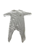 Grenouillère bébé velours étoile Superstar – Blanc