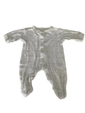 Grenouillère bébé coton imprimé oursons – Blanc