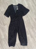 Combinaison pois noire et blanche - Neuve