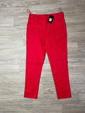 Pantalon cigarette rouge Oasis