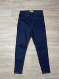 Jean jegging bleu marine taille élastique