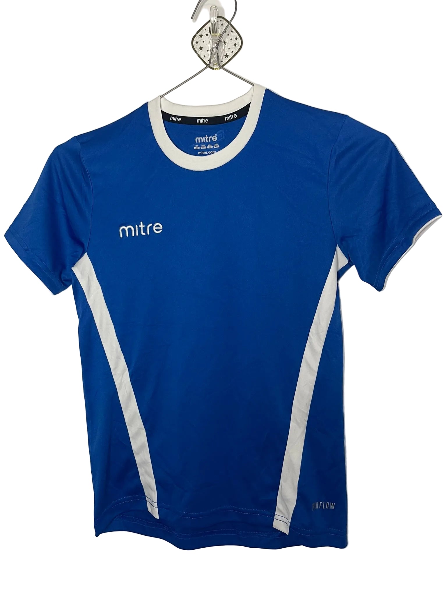 Maillot de sport Mitre enfant – Bleu roi blanc