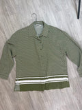 Chemise kaki motif géométrique George