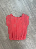 Blouse corail pailletée Dunnes