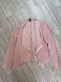 Veste cascade rose poudré