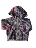Coupe-vent à capuche enfant – Camouflage rose