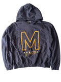 Sweat à capuche fille « M Run The World » – Marine