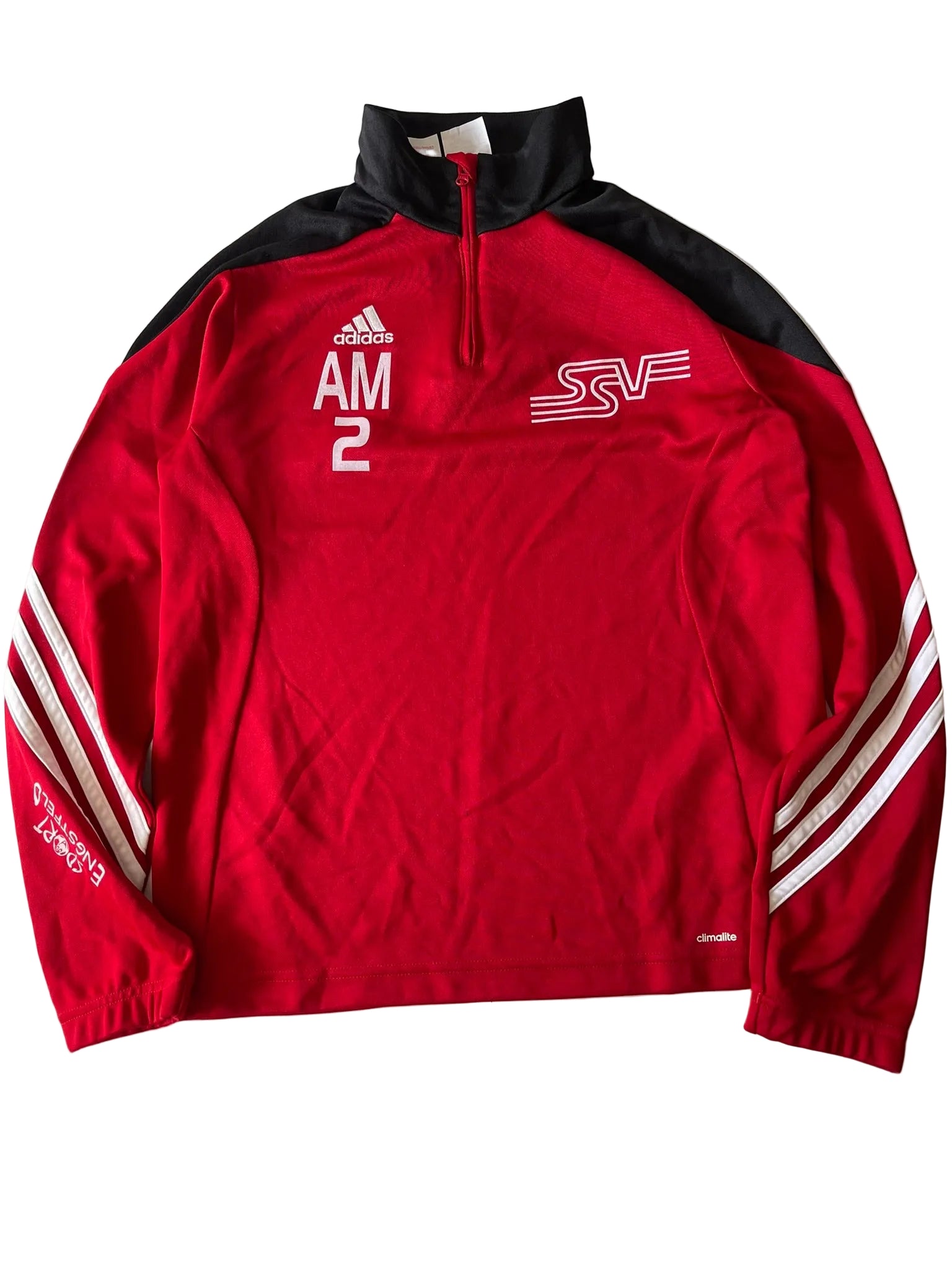 Maillot Adidas SSV sport – Rouge bicolore