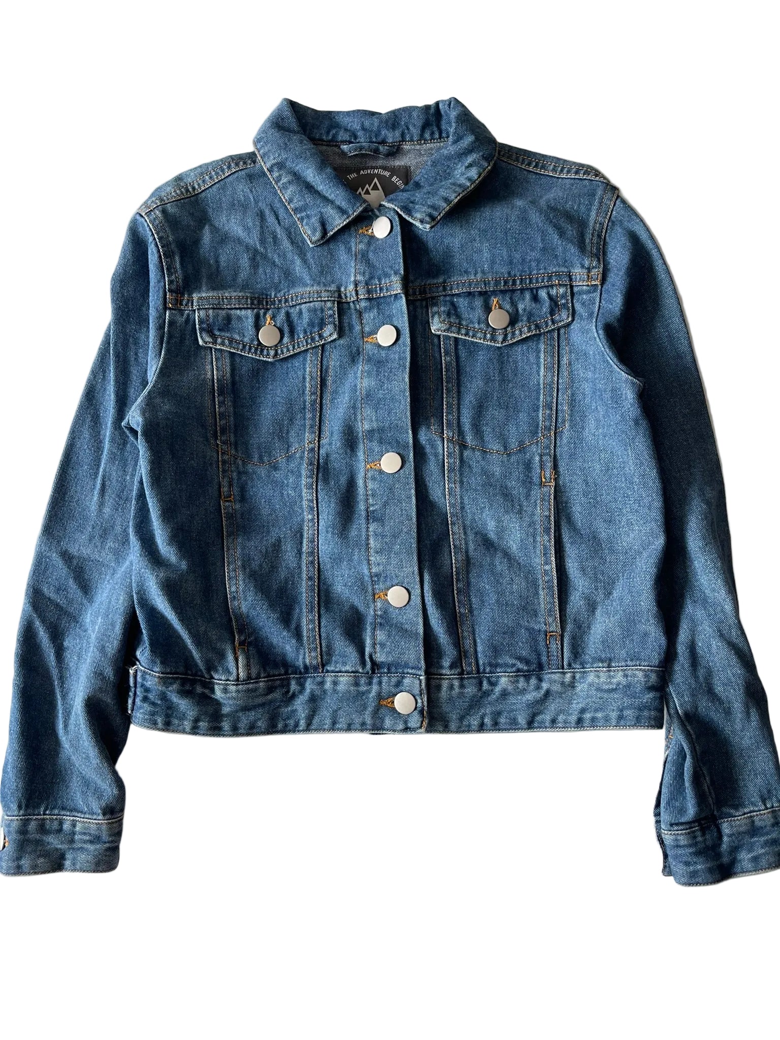 Veste en jean enfant « The Adventure Begins » – Bleu