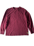 T-shirt manches longues enfant – Bordeaux uni