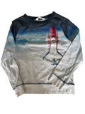 Sweat imprimé H&M garçon – Blanc navette spatiale