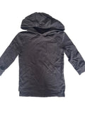 Sweat à capuche enfant – Gris anthracite poche