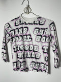 T-shirt graffiti Trendy Skills lilas