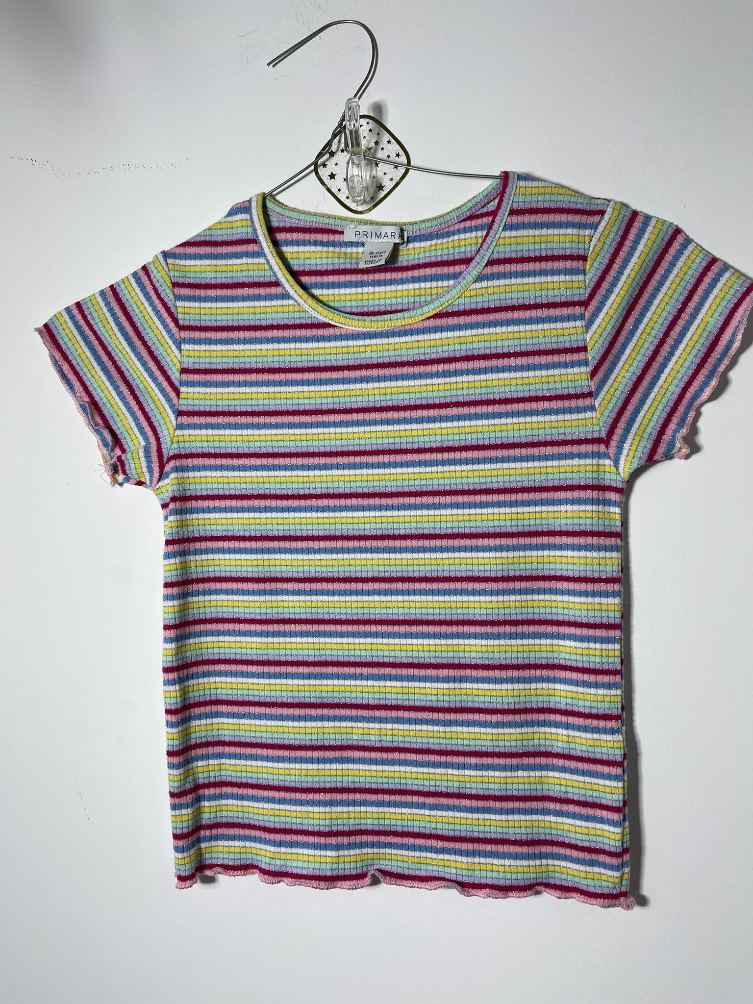 T-shirt rayé pailleté Primark