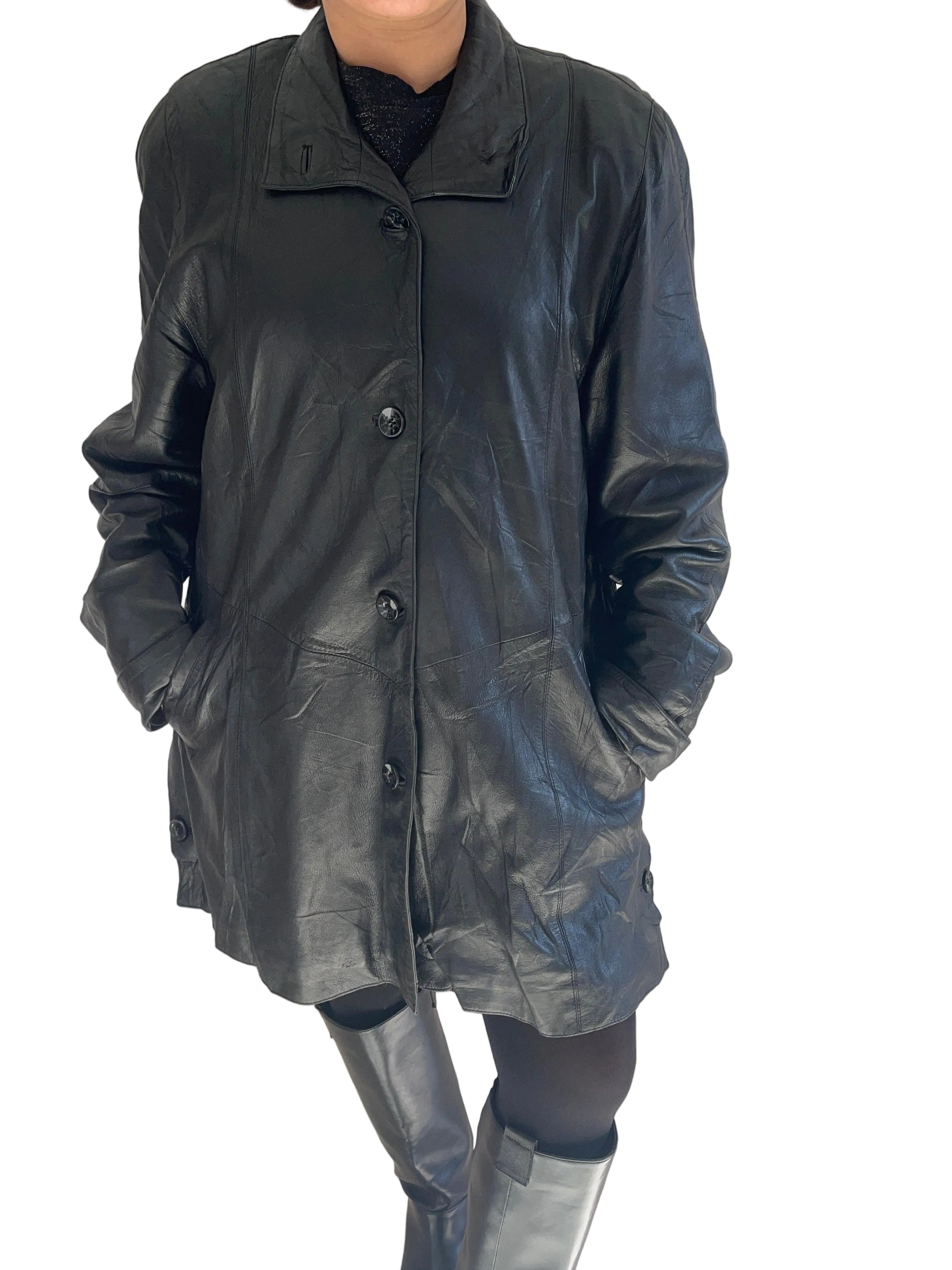 Veste en cuir