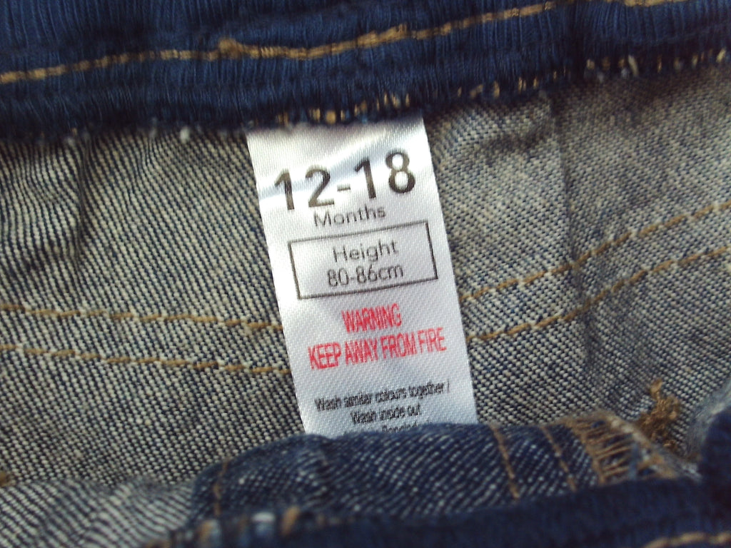 Short en jean bleu délavé enfant