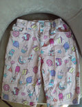 Short rose motif licornes et donuts