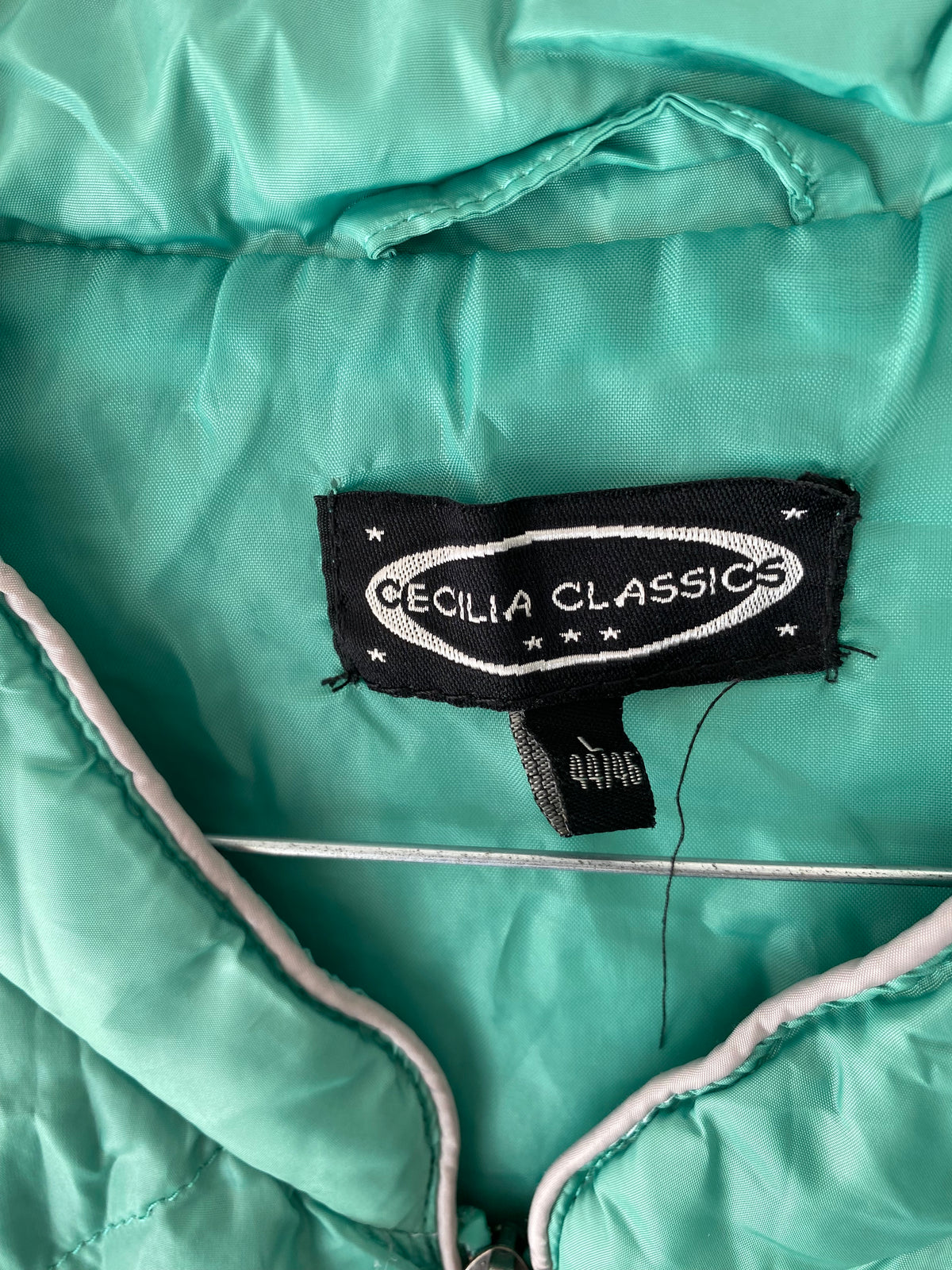 Veste matelassée Cecilia Classics vert menthe