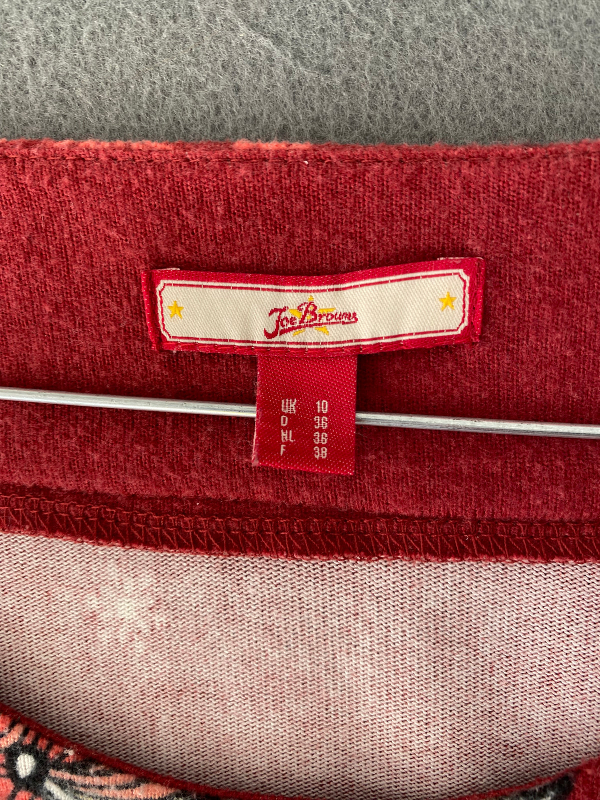 Robe Joe Browns rouge imprimé rennes
