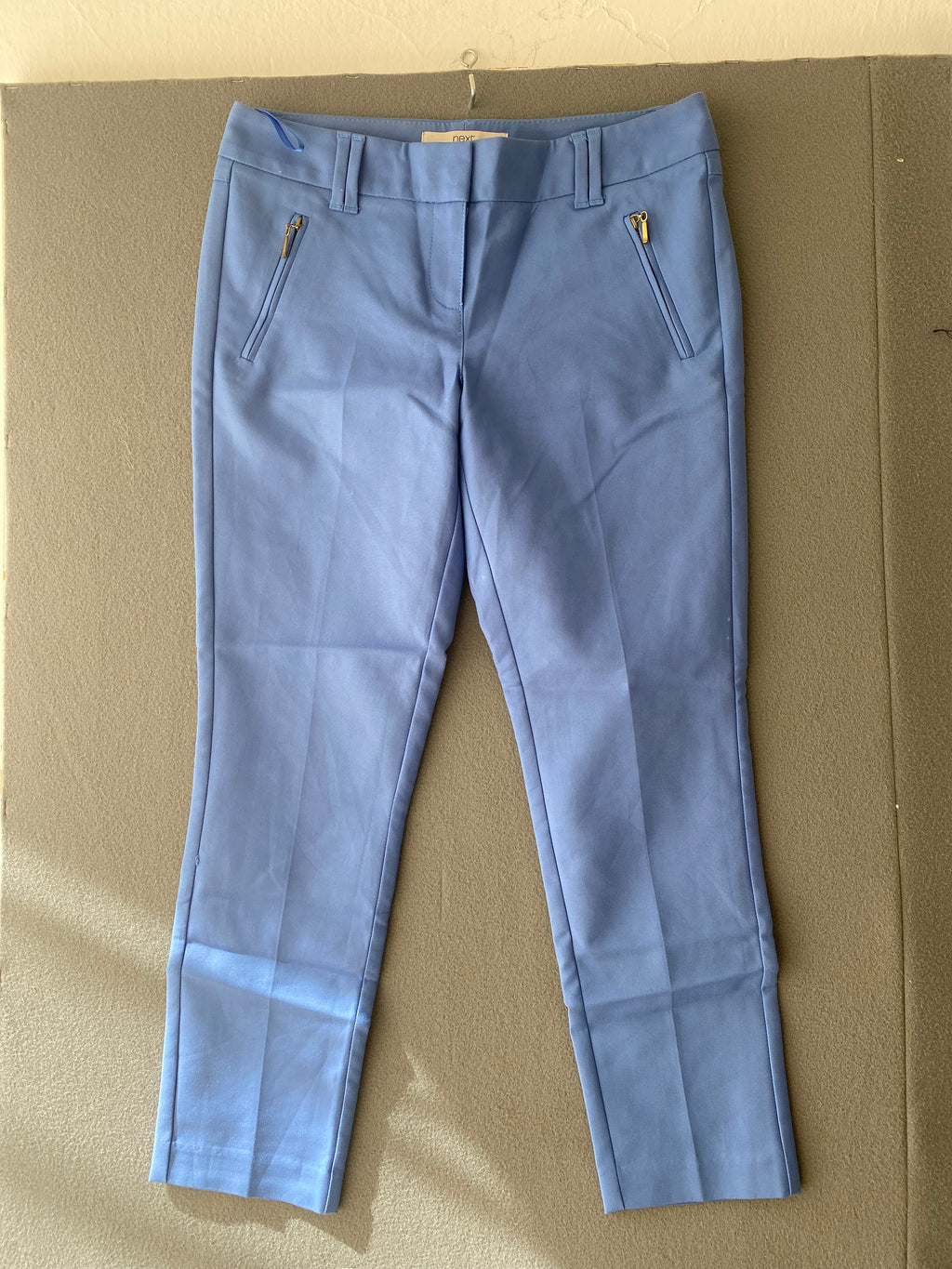 Pantalon cigarette bleu Next