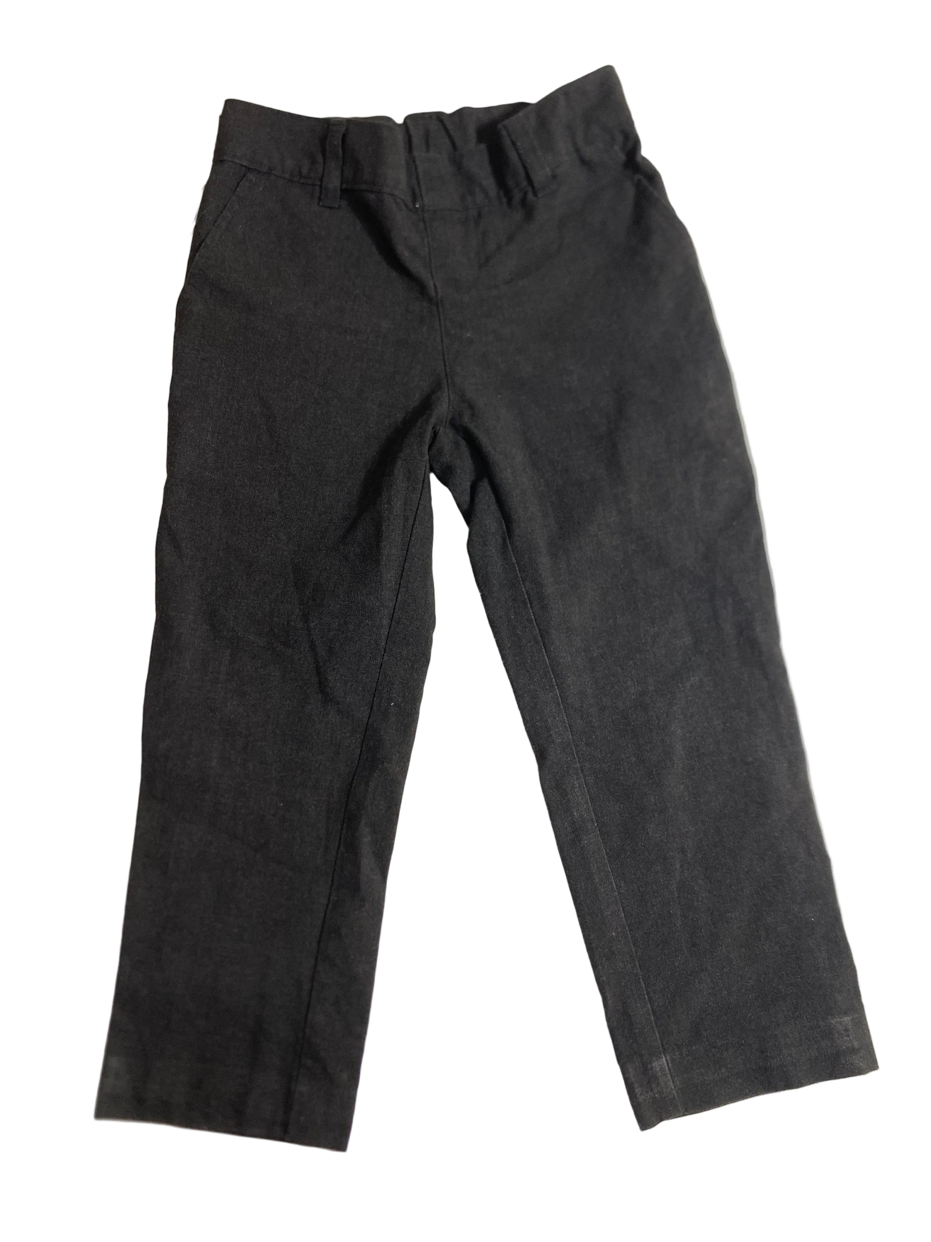 Pantalon droit gris anthracite enfant