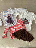 Lot 4 vêtements fille 4-5 ans