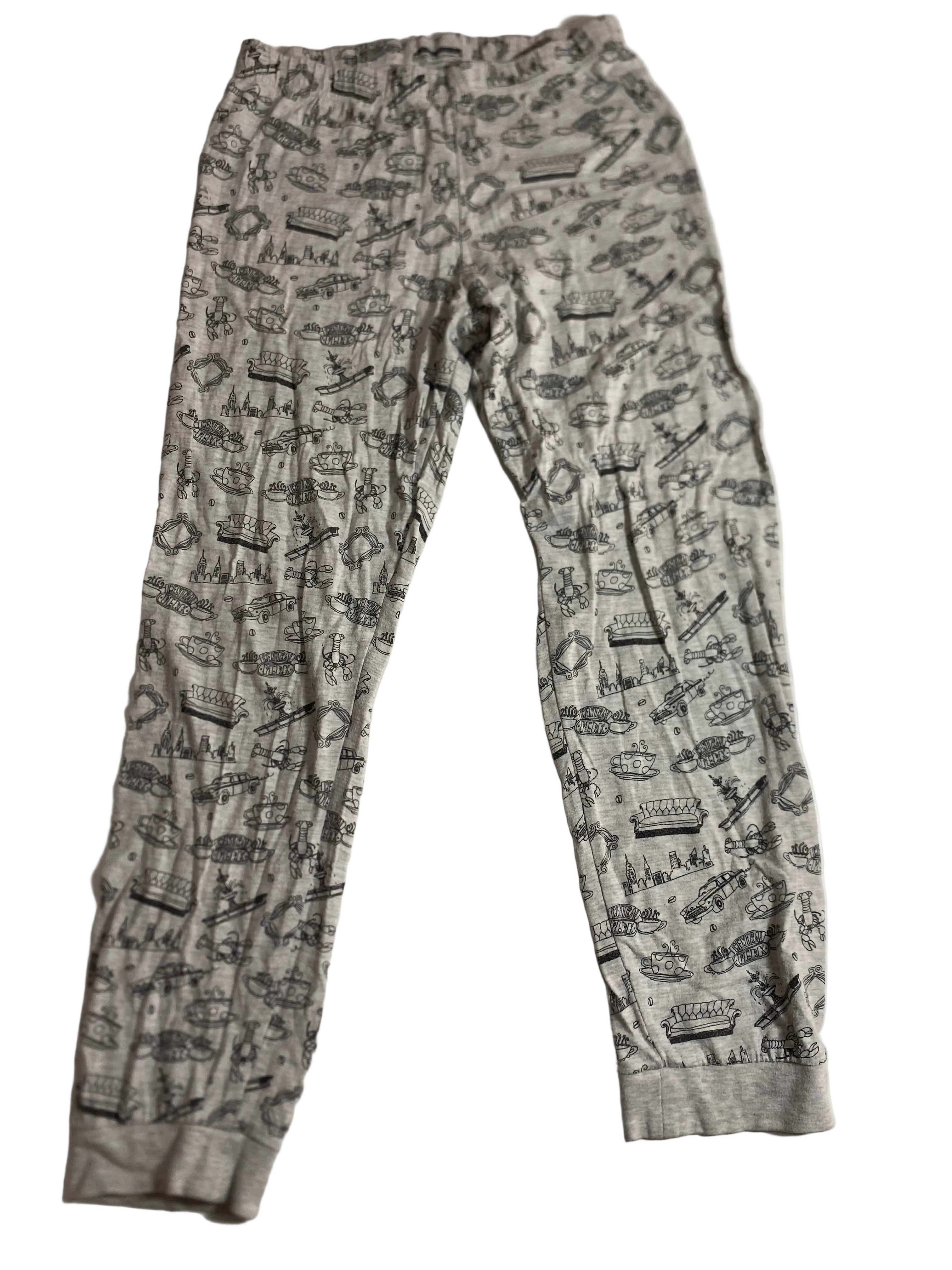 Pantalon pyjama Friends gris