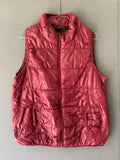 Gilet doudoune sans manches bordeaux