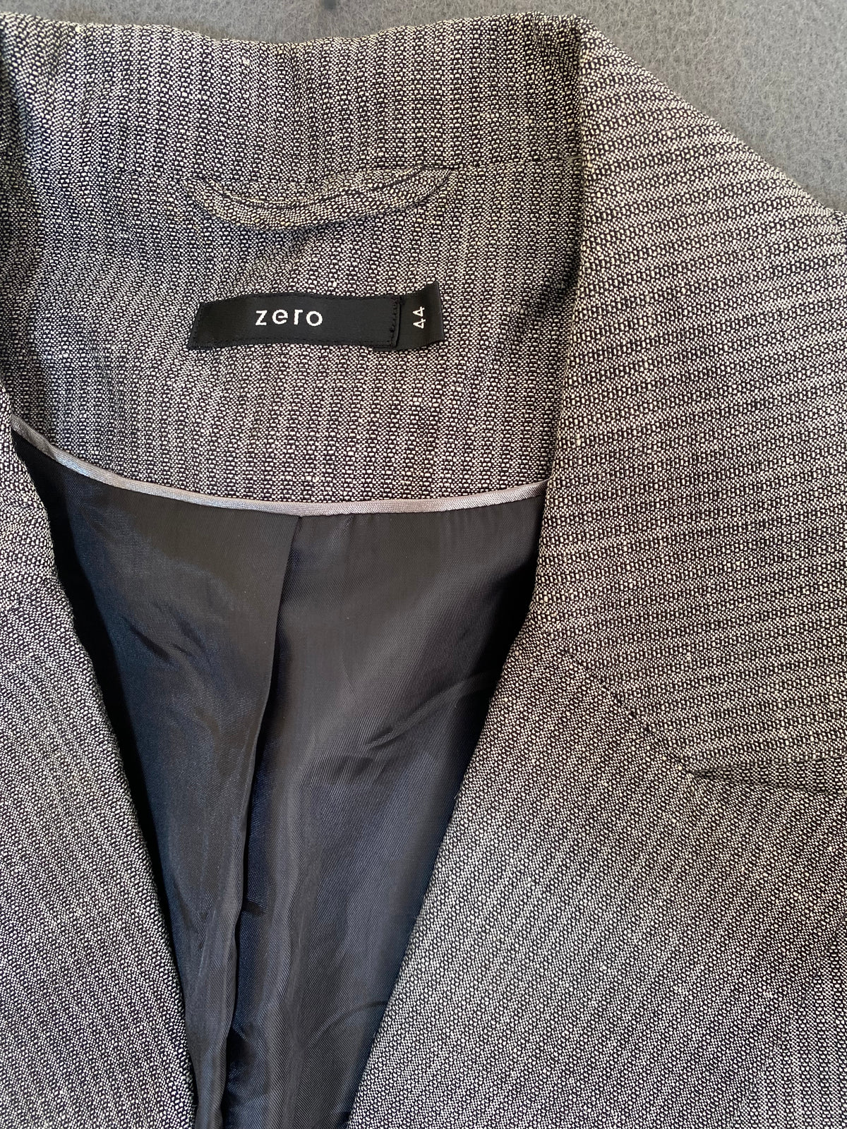 Blazer gris à fines rayures Zero