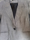Blazer gris à fines rayures Zero