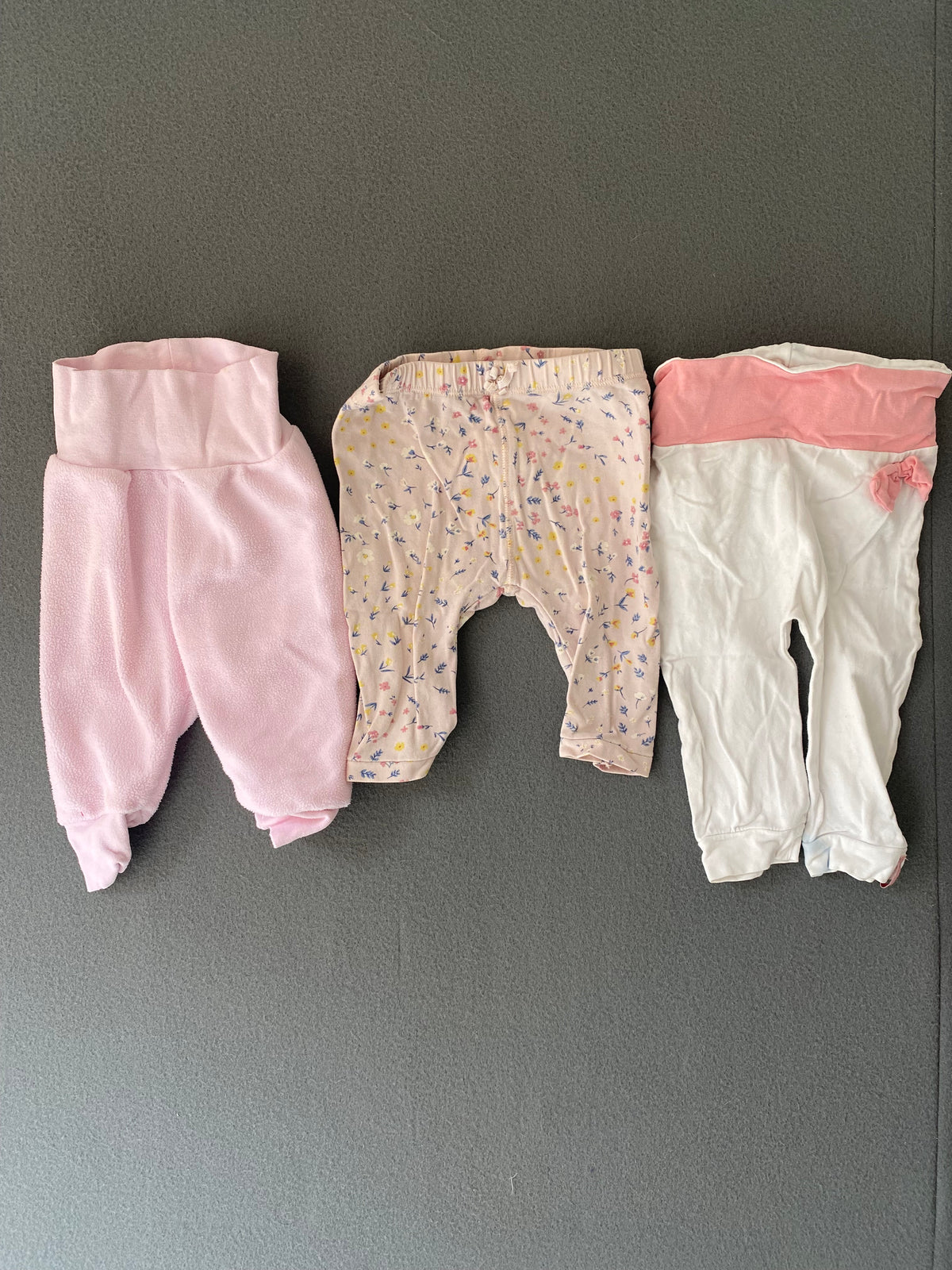 Lot de pantalon pour bébé fille 0/3 mois
