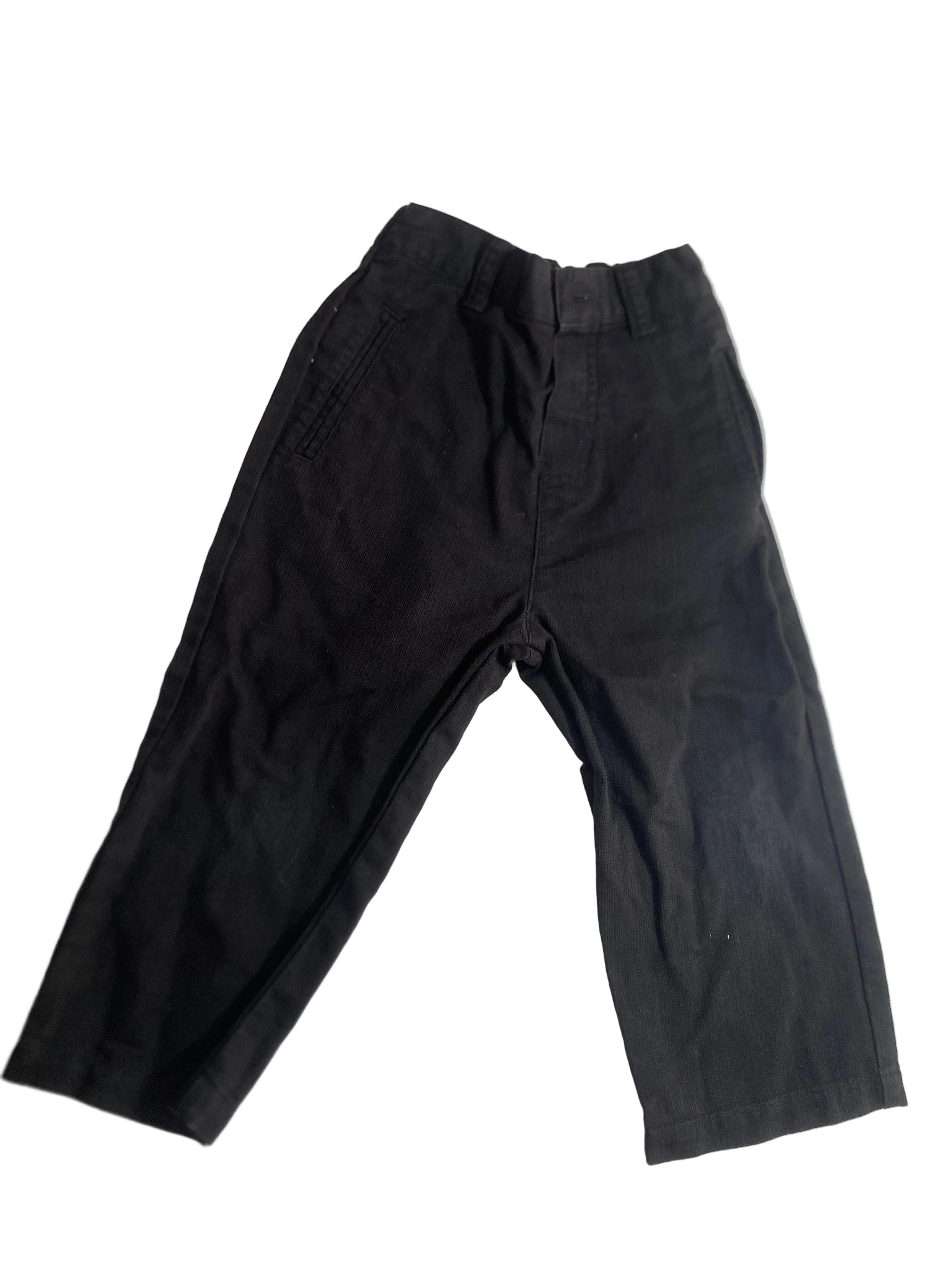 Pantalon velours noir enfant