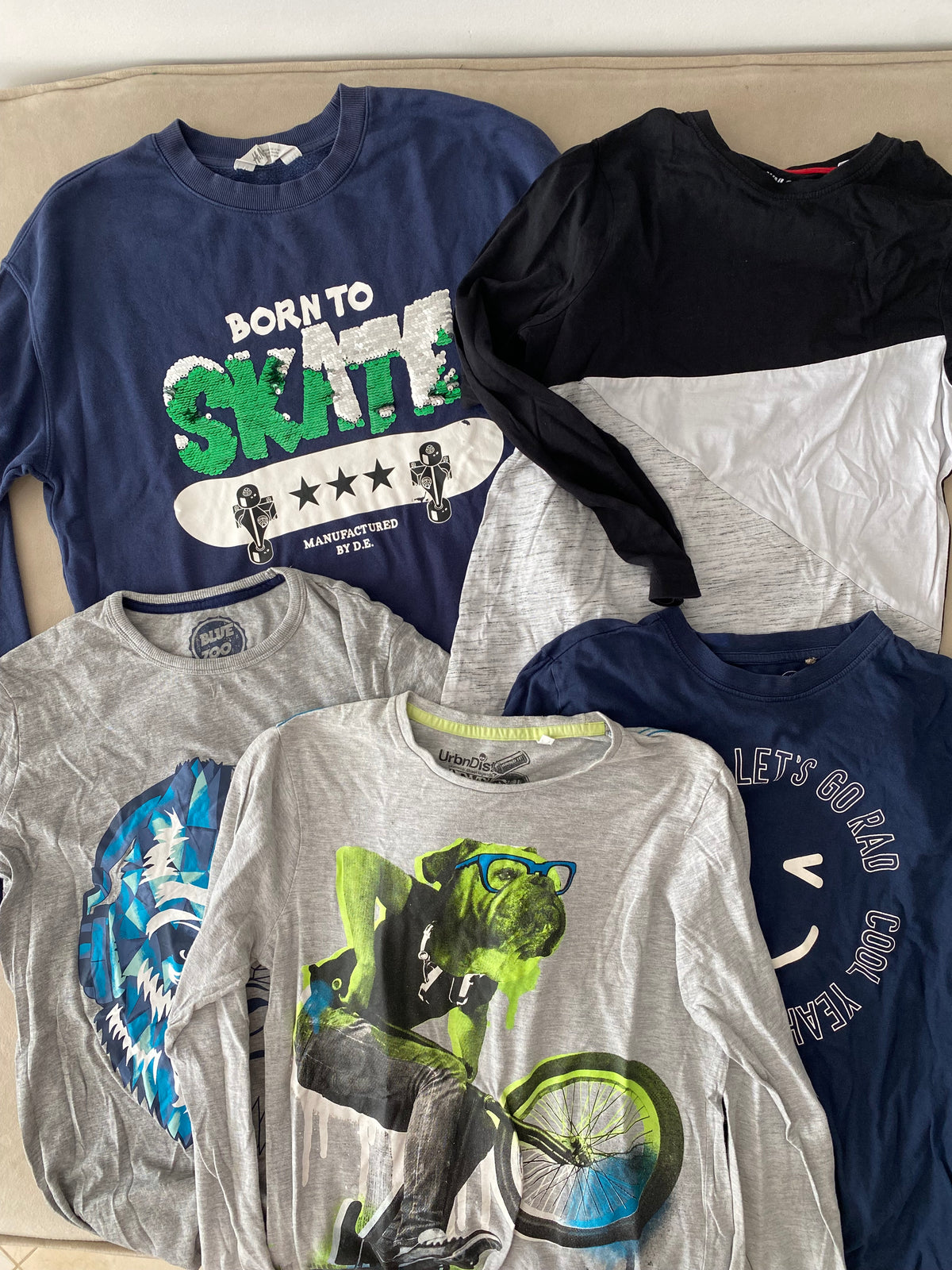 Lot 5 vêtements garçon 13-14 ans
