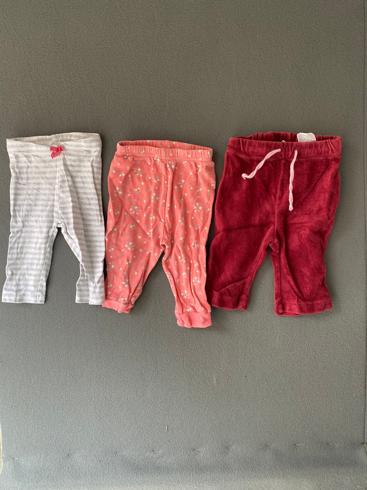 Lot de pantalon pour fille 3/6 mois